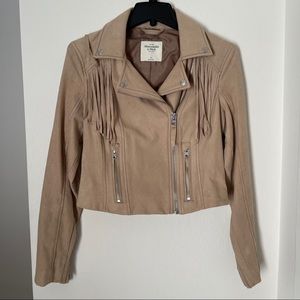 Abercrombie & Fitch Suede Fringe Jacket
